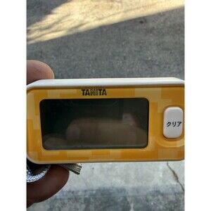 Tanita FB-731 3D Sensor Pedometer - Yellow Pixel Design - Japanese Import